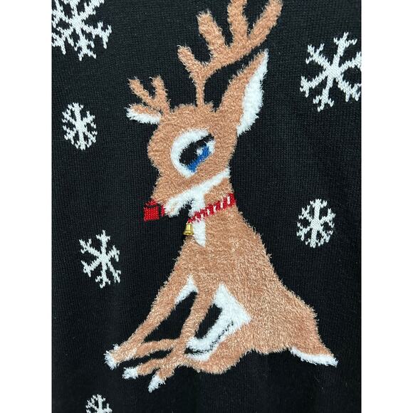 Atmosphere Rudolph the Red Nose Reindeer Christmas Sweater - Women’s Size 4 - Picture 2 of 4